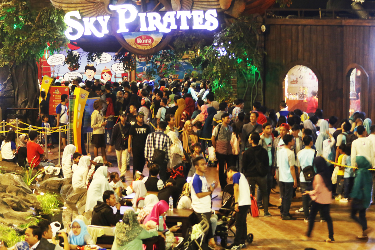 Berpetualang di Roma Sky Pirates Trans Studio Bandung