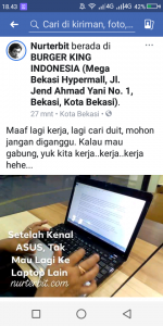 Laptop sebagai sarana bermedia sosial juga OK