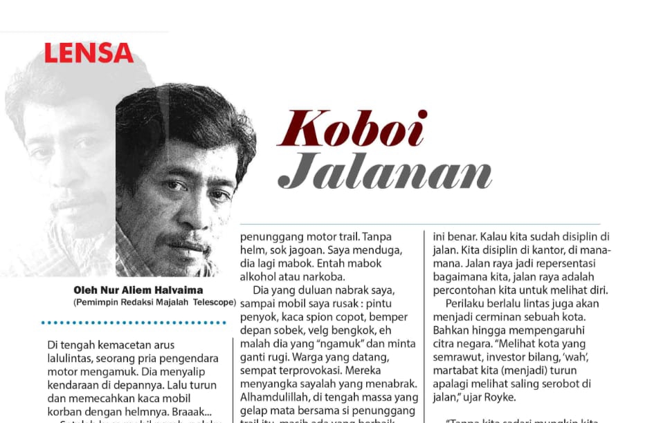 Ada ‘Koboi Jalanan’ (Lensa 1)