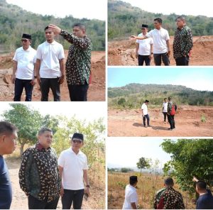 Wali Kota Makassar Munafri Arifuddin meninjau lahan di Kab Maros untuk TPU (foto FB Munafri)