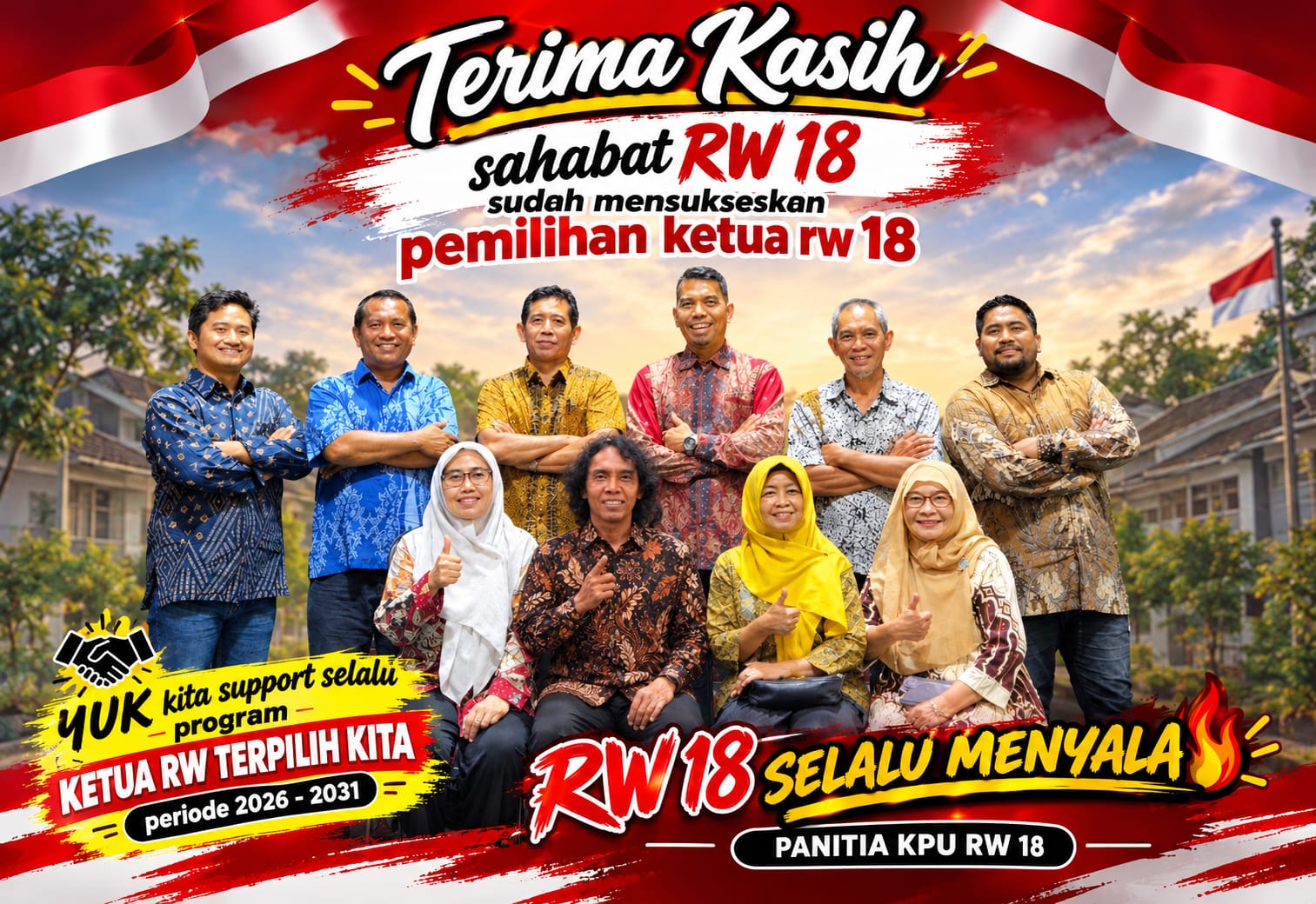 Belajar Berdemokrasi Lewat Pemilu Ketua RW